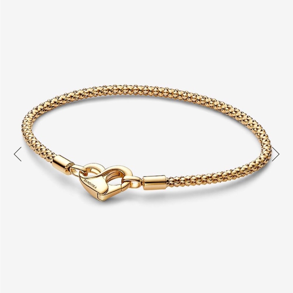 Pandora gold studded chain bracelet